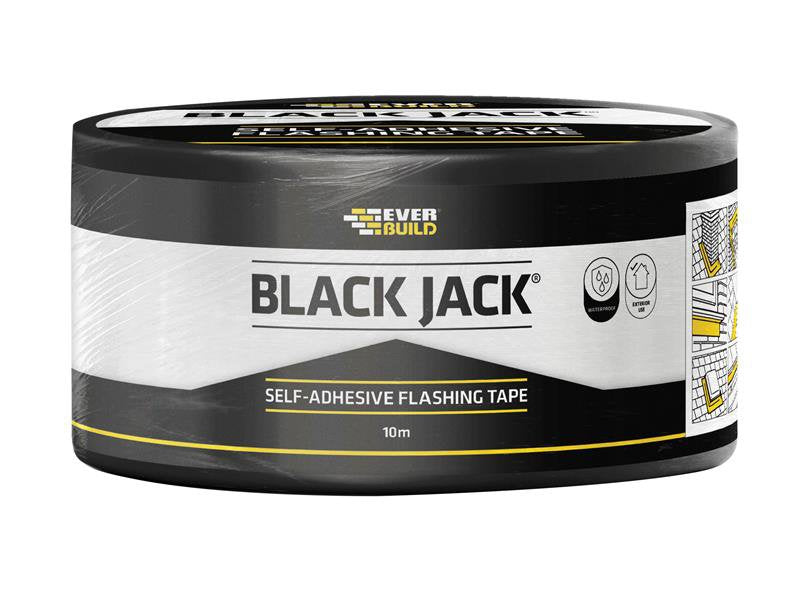 Everbuild Sika Black Jack Flashing Tape, Trade