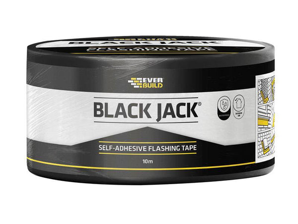 Everbuild Sika Black Jack Flashing Tape, Trade