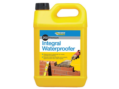 Everbuild Sika 202 Integral Liquid Waterproofer 5 litre