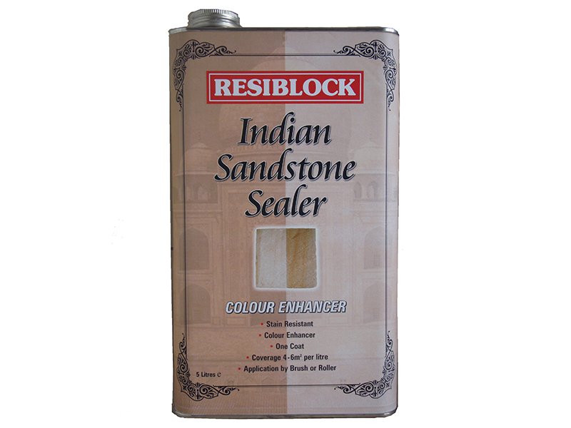 Everbuild Sika Resiblock Indian Sandstone Sealer Colour Enhancer 5 litre