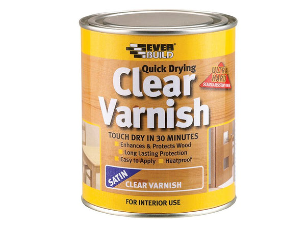 Everbuild Sika Quick Dry Wood Varnish