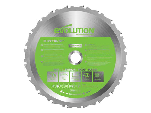 Evolution FURY Multipurpose TCT Circular Saw Blade