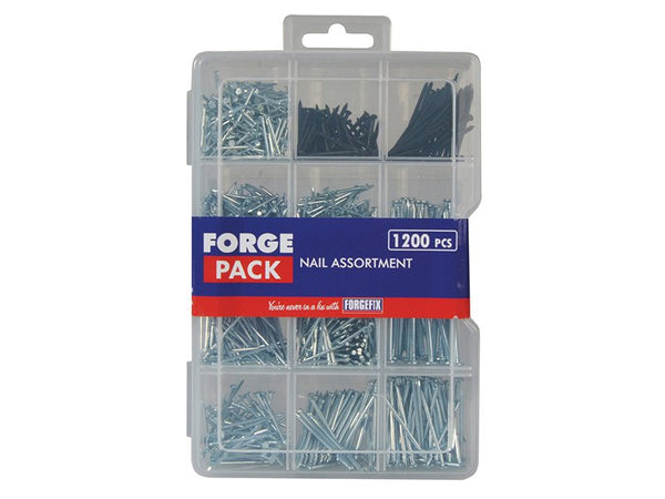 ForgeFix Assorted Nail Kit ForgePack Kit, 1200 Piece