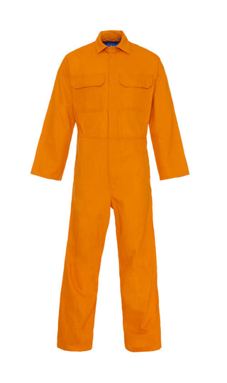Full-body protection with a Supertouch Orange Weld Texa R Fr Basic Coverall.
