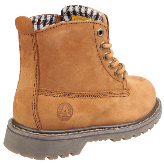 Side view of the Amblers FS103 safety boot showcasing its profile and sole.