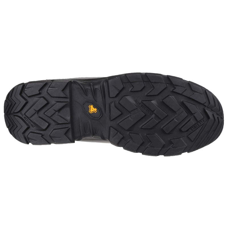 Top view of the FS301 Brecon boot highlighting the metatarsal protection.
