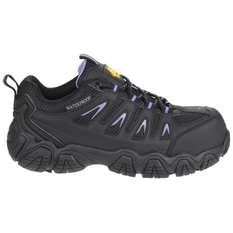 Interior shot of the AS708 ladies' safety trainer showing the comfortable insole.