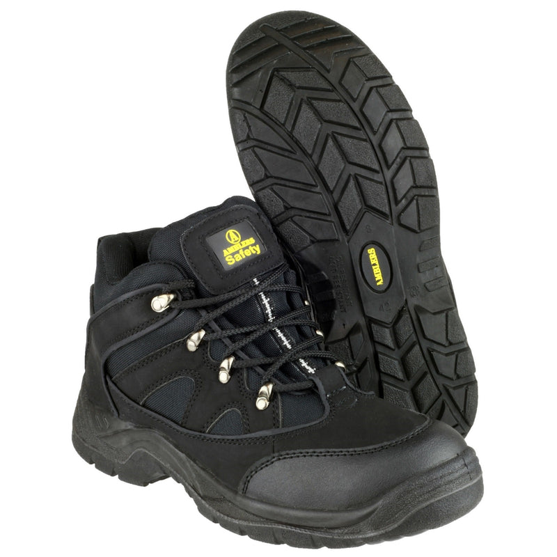 Back view of the Amblers FS151 vegan safety boots.
