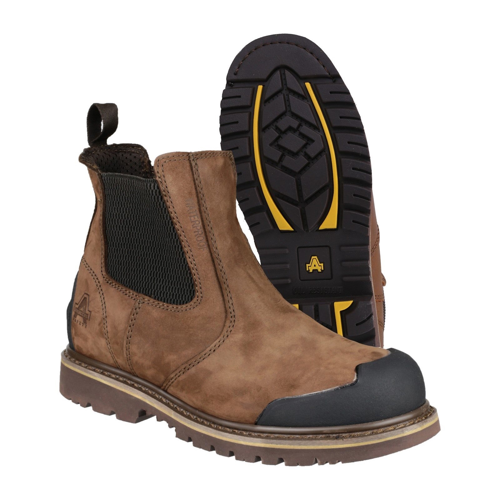 Rear view of the waterproof FS225 Chelsea boot.