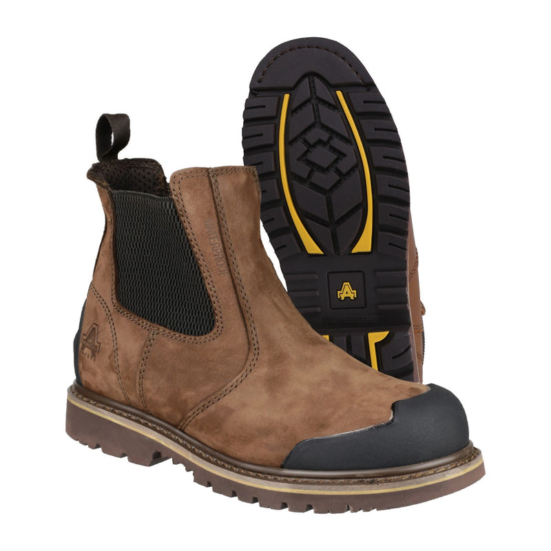 Rear view of the waterproof FS225 Chelsea boot.