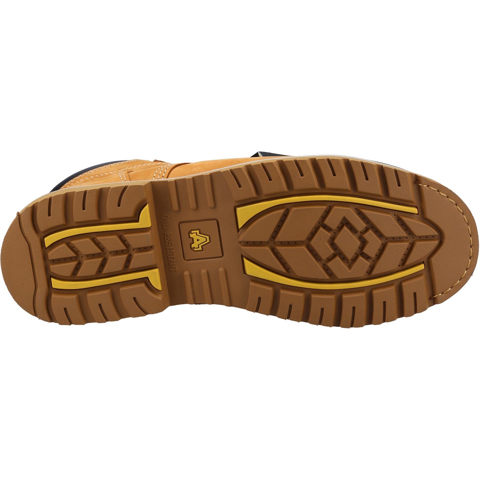 Top-down view of the lace-up FS226 safety boot.