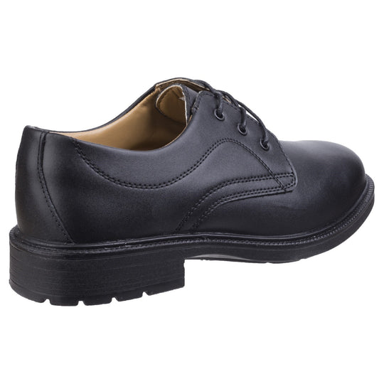 Side profile of the sleek Amblers FS45 safety shoe.