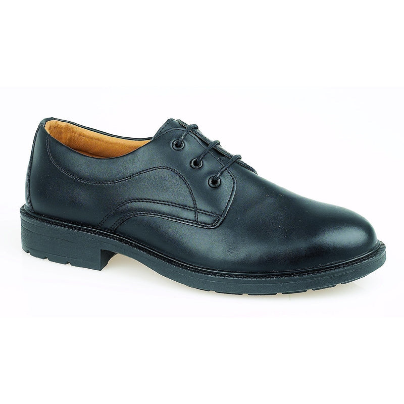 A detailed feature shot of the Amblers FS45 safety shoe's construction.