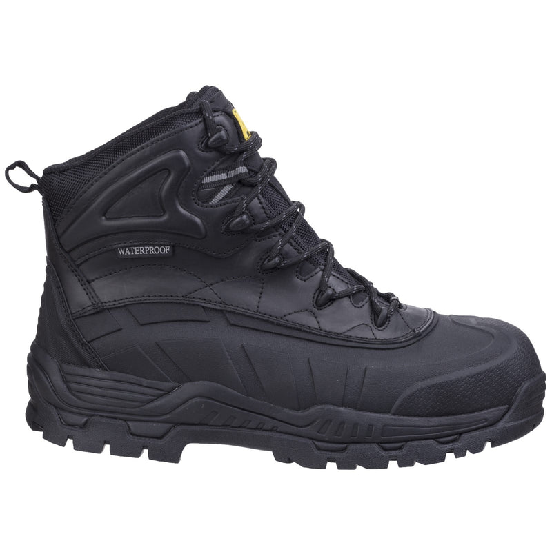 Interior view showing the breathable lining of the FS430 hybrid boot.
