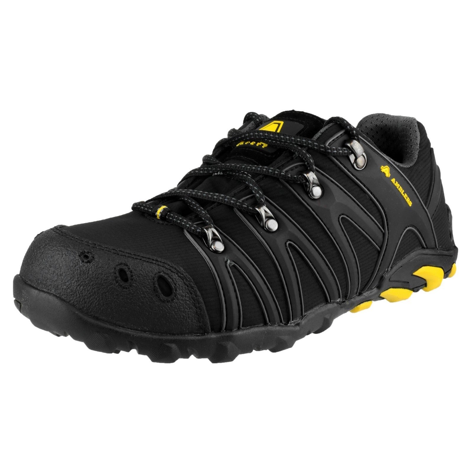 The tread pattern of the sole on the Amblers FS23 safety trainer.