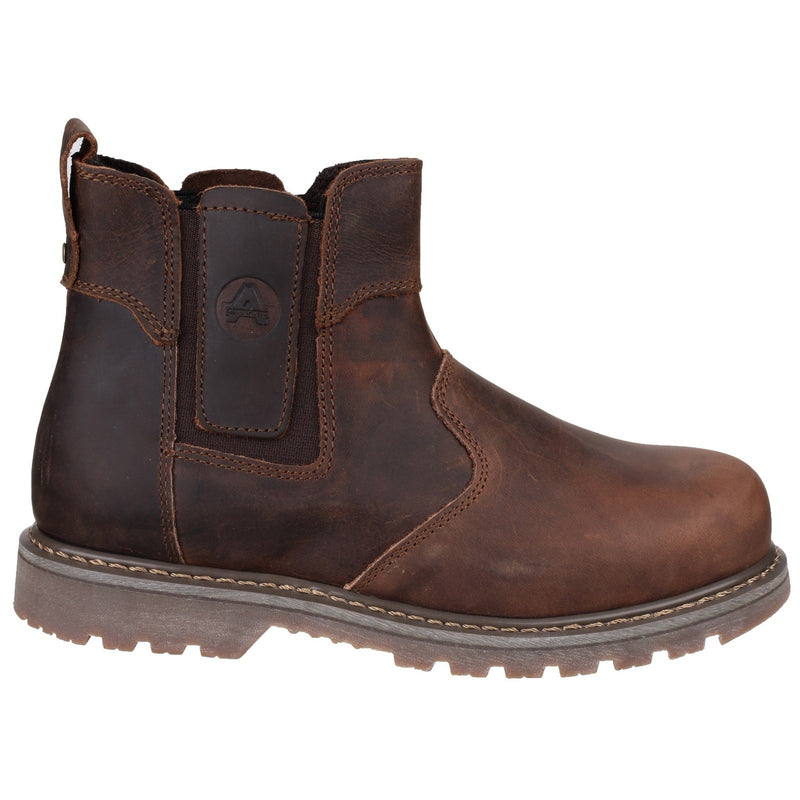 Interior shot of the FS165 pull-on safety dealer boot.