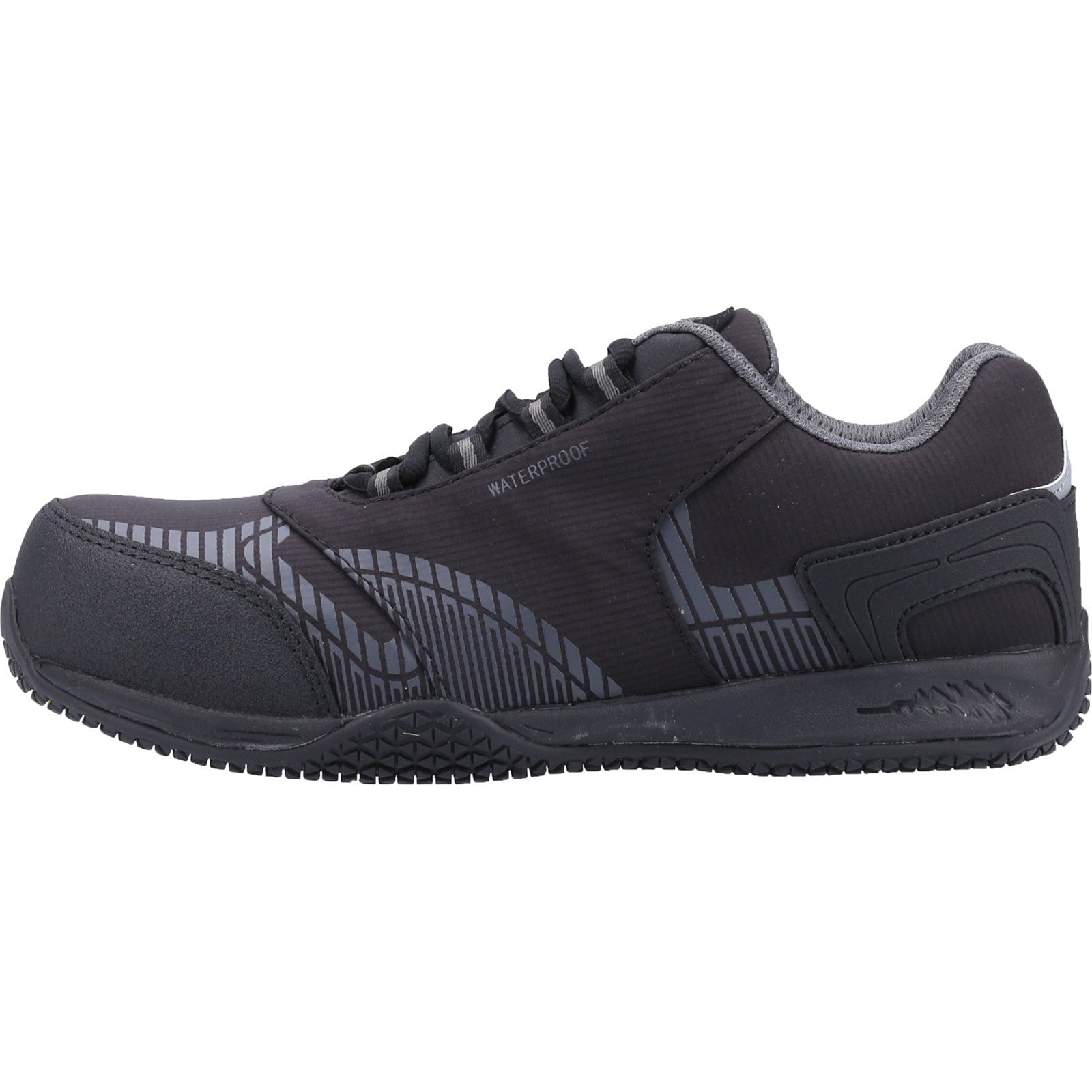 On-foot view of the Amblers FS29C non-leather trainer.