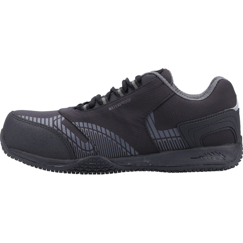 On-foot view of the Amblers FS29C non-leather trainer.