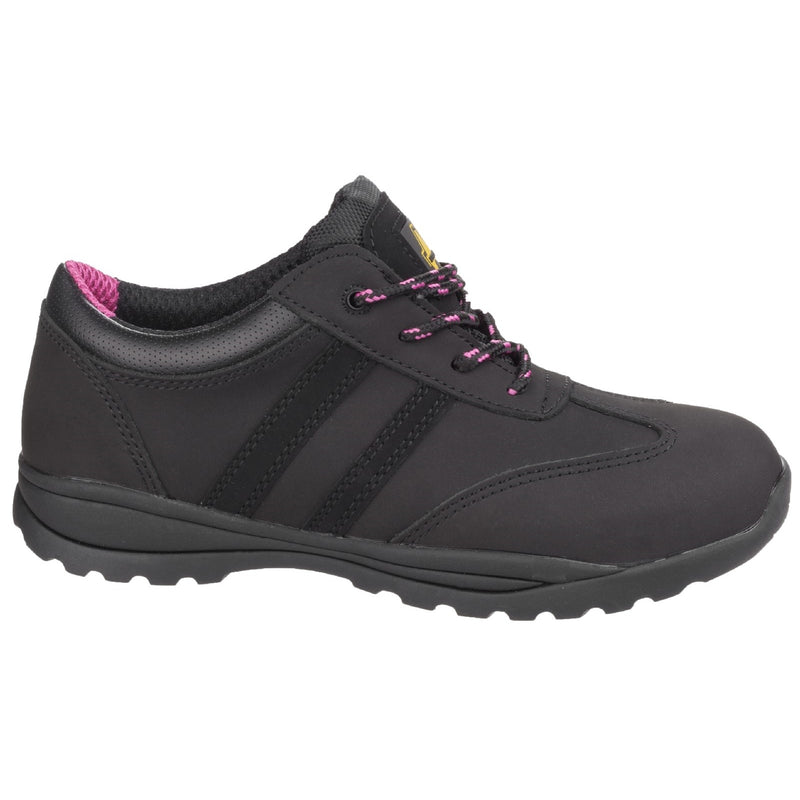 Inner lining and padded collar of the FS706 Sophie safety trainer.