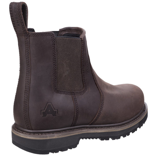 Side profile of the AS231 pull-on dealer safety boot.