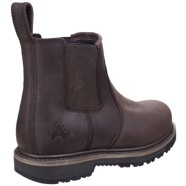 Side profile of the AS231 pull-on dealer safety boot.