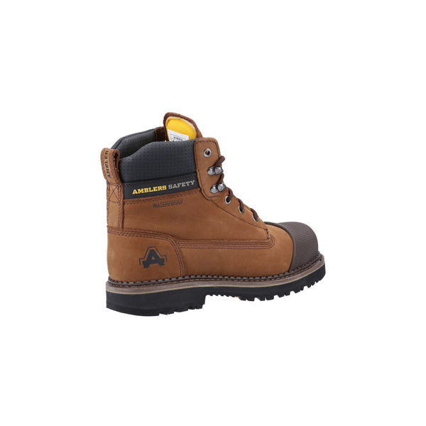 Side view of the durable AS233 scuff safety boot.
