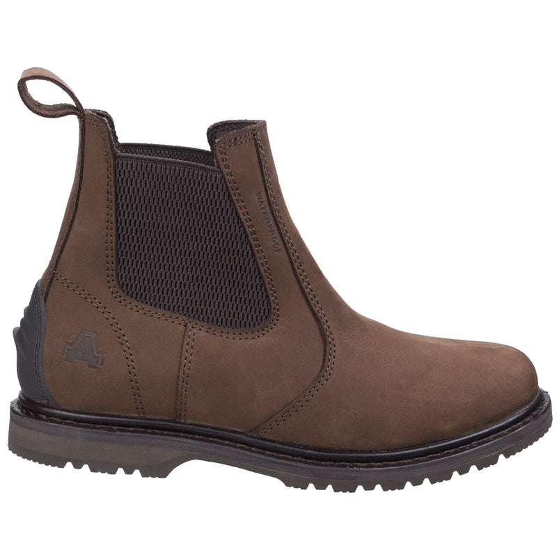 Amblers Aldingham dealer boot with rounded toe and twin elastic panels