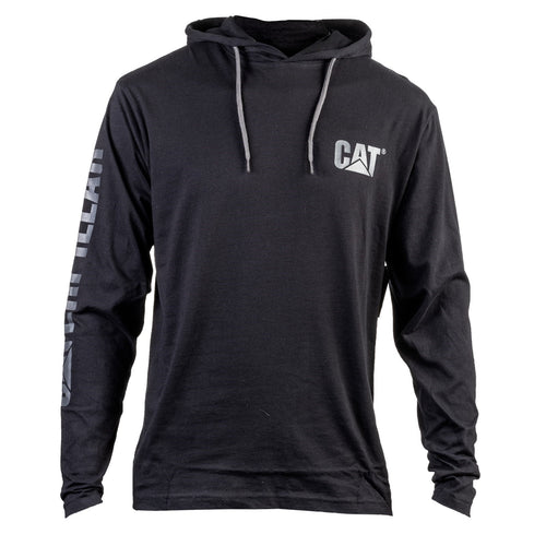 Caterpillar Hooded Long Sleeve Tee
