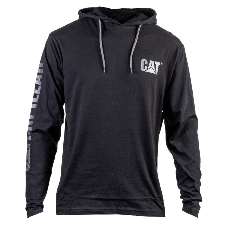 Caterpillar Hooded Long Sleeve Tee