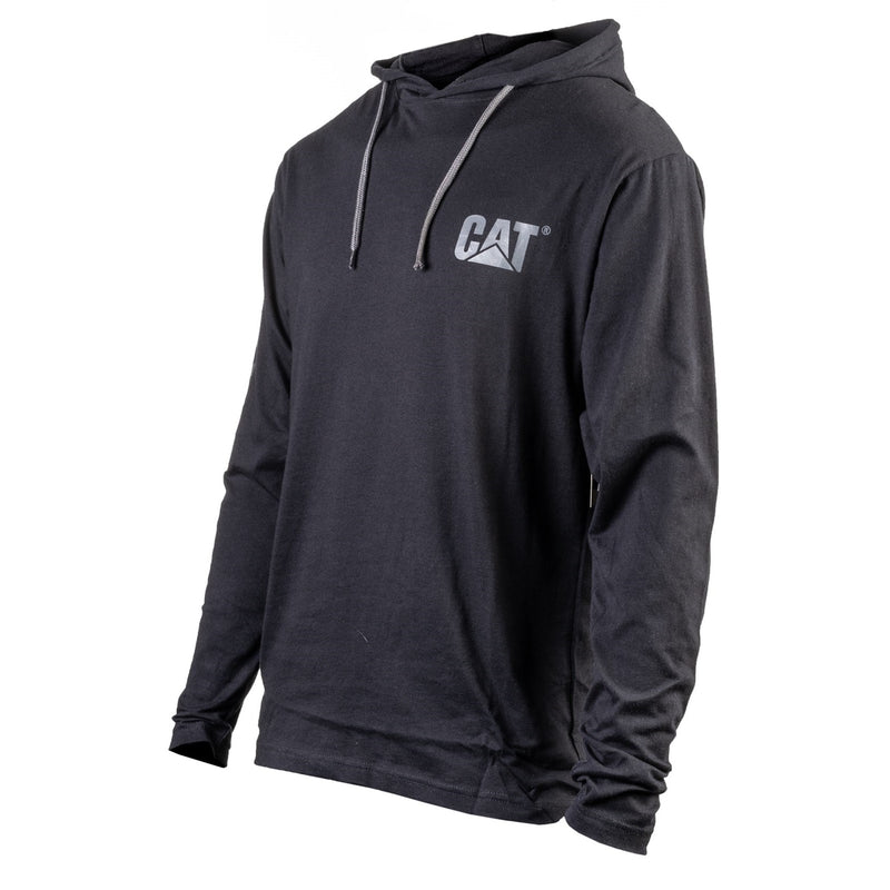 Caterpillar Hooded Long Sleeve Tee