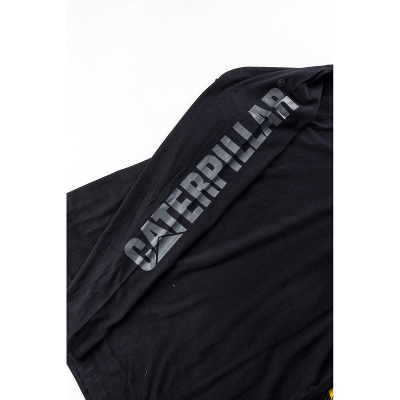 Caterpillar Hooded Long Sleeve Tee