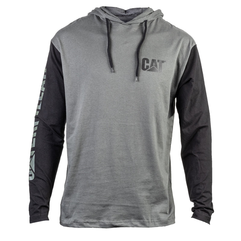 Caterpillar Hooded Long Sleeve Tee
