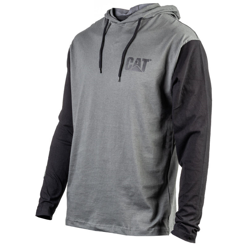 Caterpillar Hooded Long Sleeve Tee