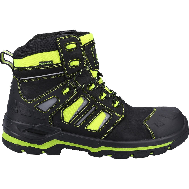 Interior of the yellow Radiant safety boot.