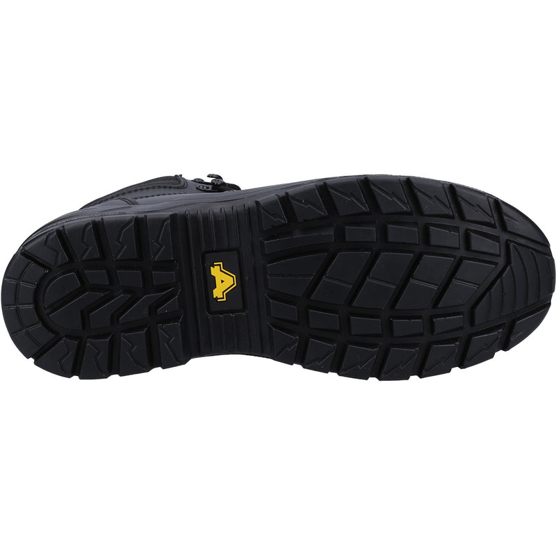Top-down perspective of the Amblers 258 safety boot.