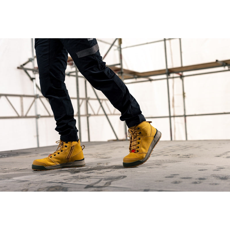 Hard Yakka 3056 Lace Zip Safety Boot
