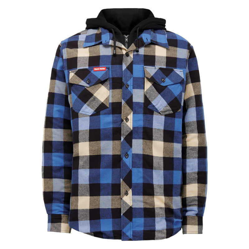 Hard Yakka Quilted Flannel Shacket