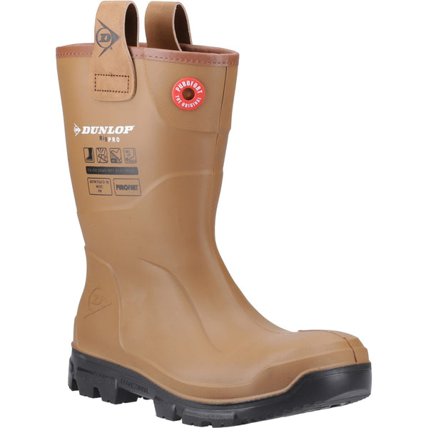 Dunlop Purofort RigPRO Full Safety Fur lining Wellington