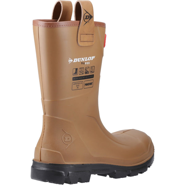 Dunlop Purofort RigPRO Full Safety Fur lining Wellington