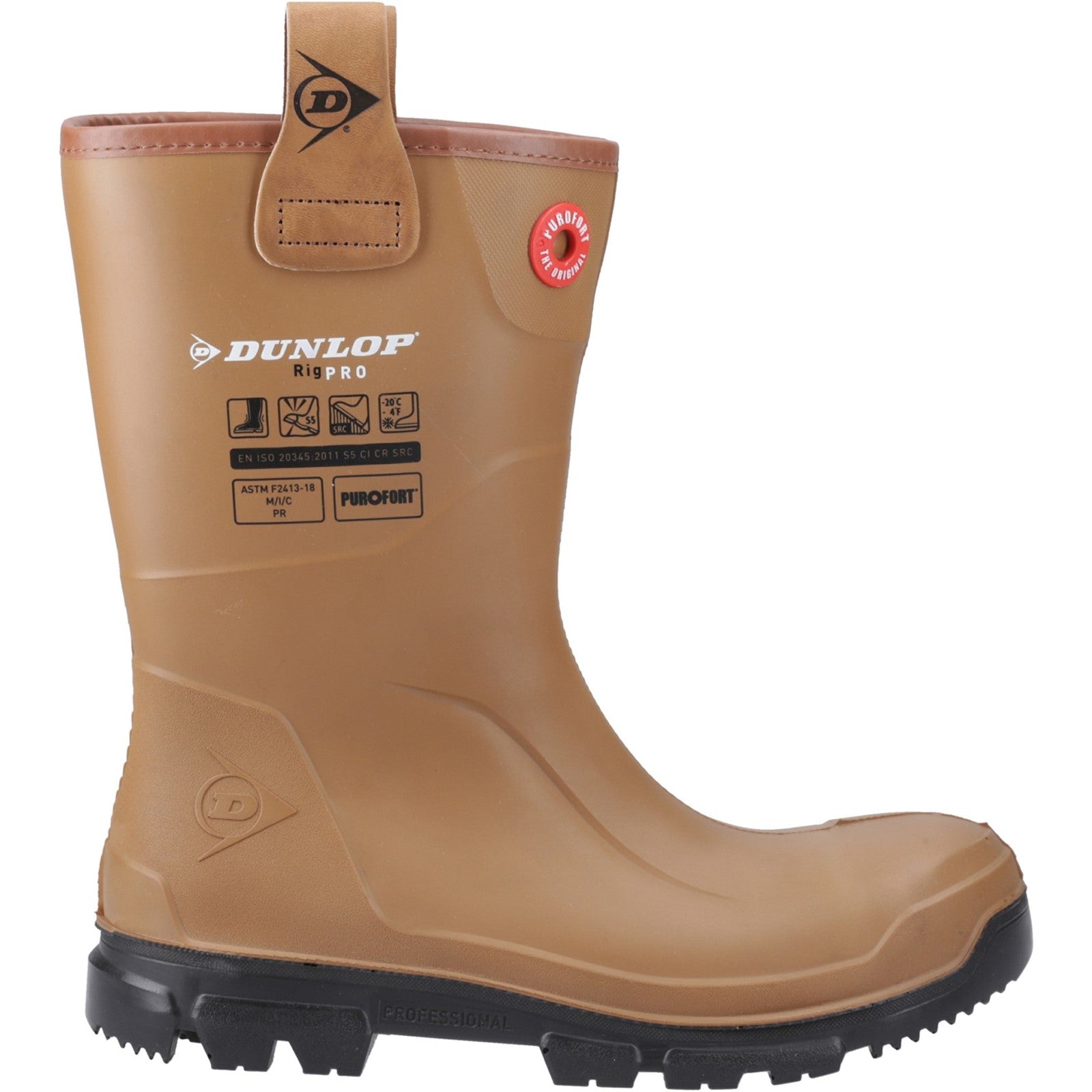 Dunlop Purofort RigPRO Full Safety Fur lining Wellington