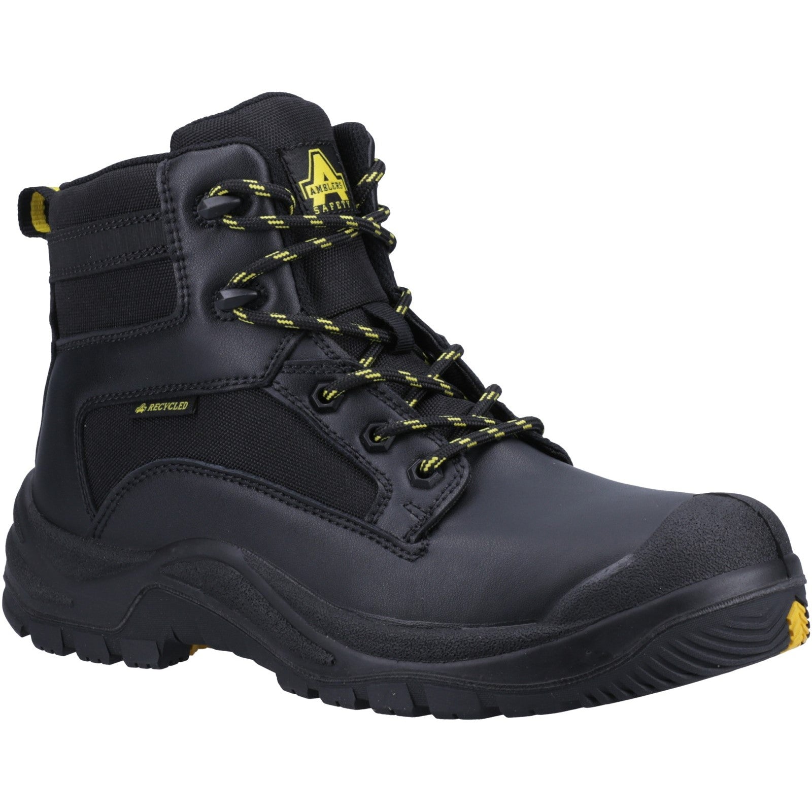 Side view of the Amblers 501R S1P safety boot.