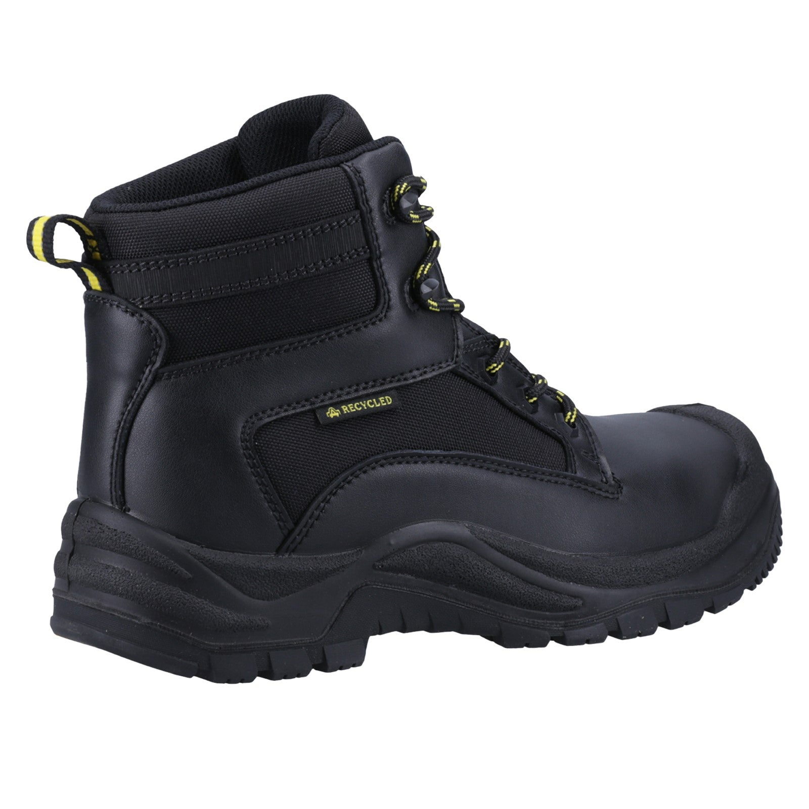 On-foot top view of the 501R S1P boot.