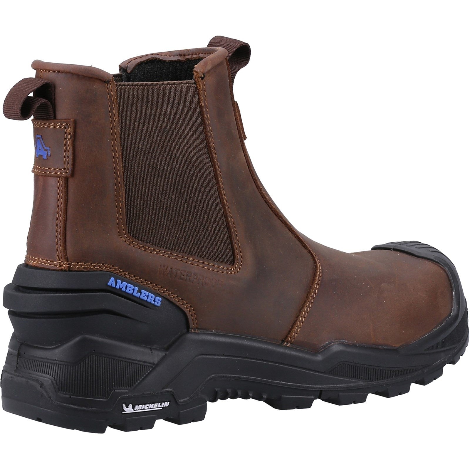 Side profile showing the elastic panel on the 982C dealer boot.