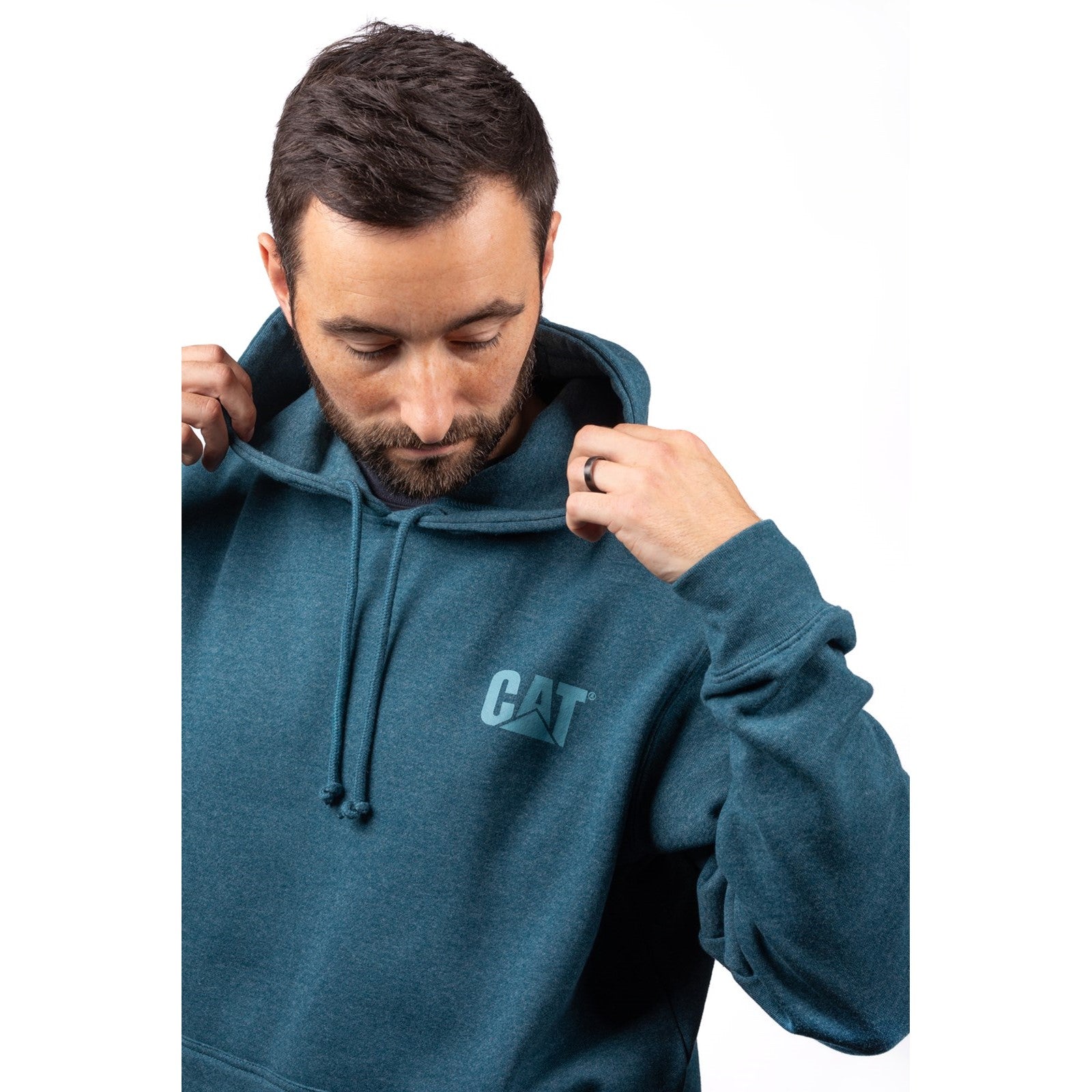 Caterpillar Trademark Banner Hooded Sweatshirt