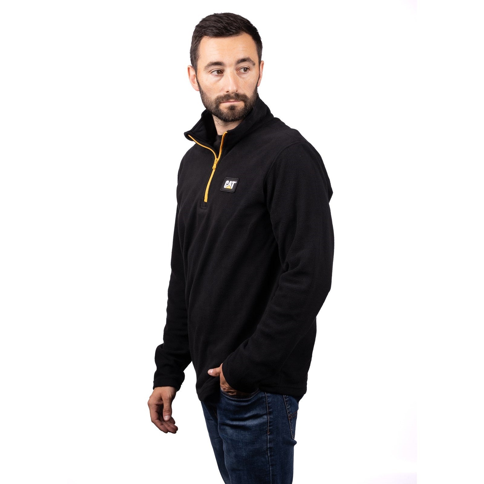 Caterpillar Cat Microfleece Quarter Zip