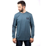 Caterpillar Trademark Banner Long Sleeve T-Shirt - thumbnail 1