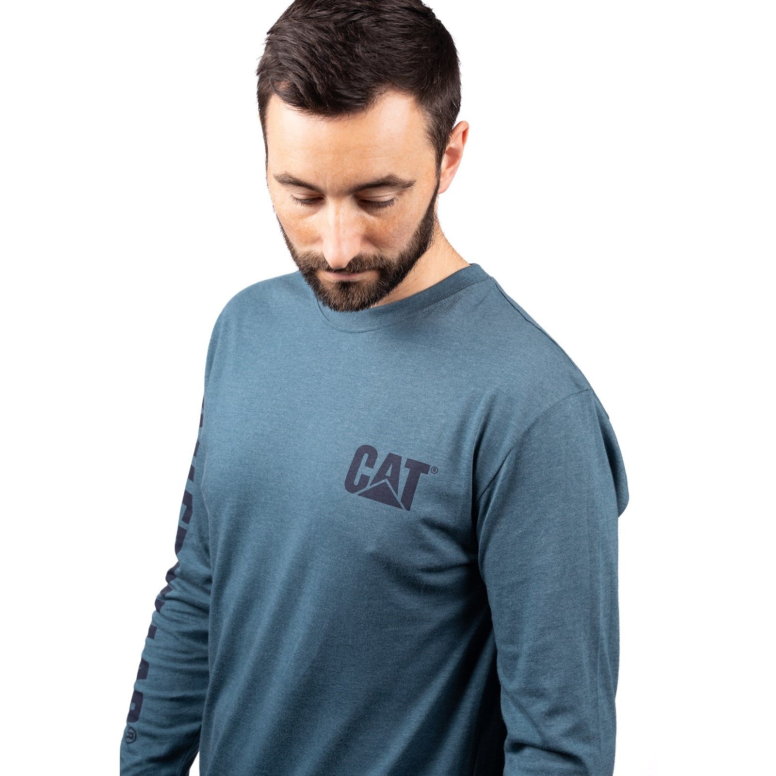 Caterpillar Trademark Banner Long Sleeve T-Shirt