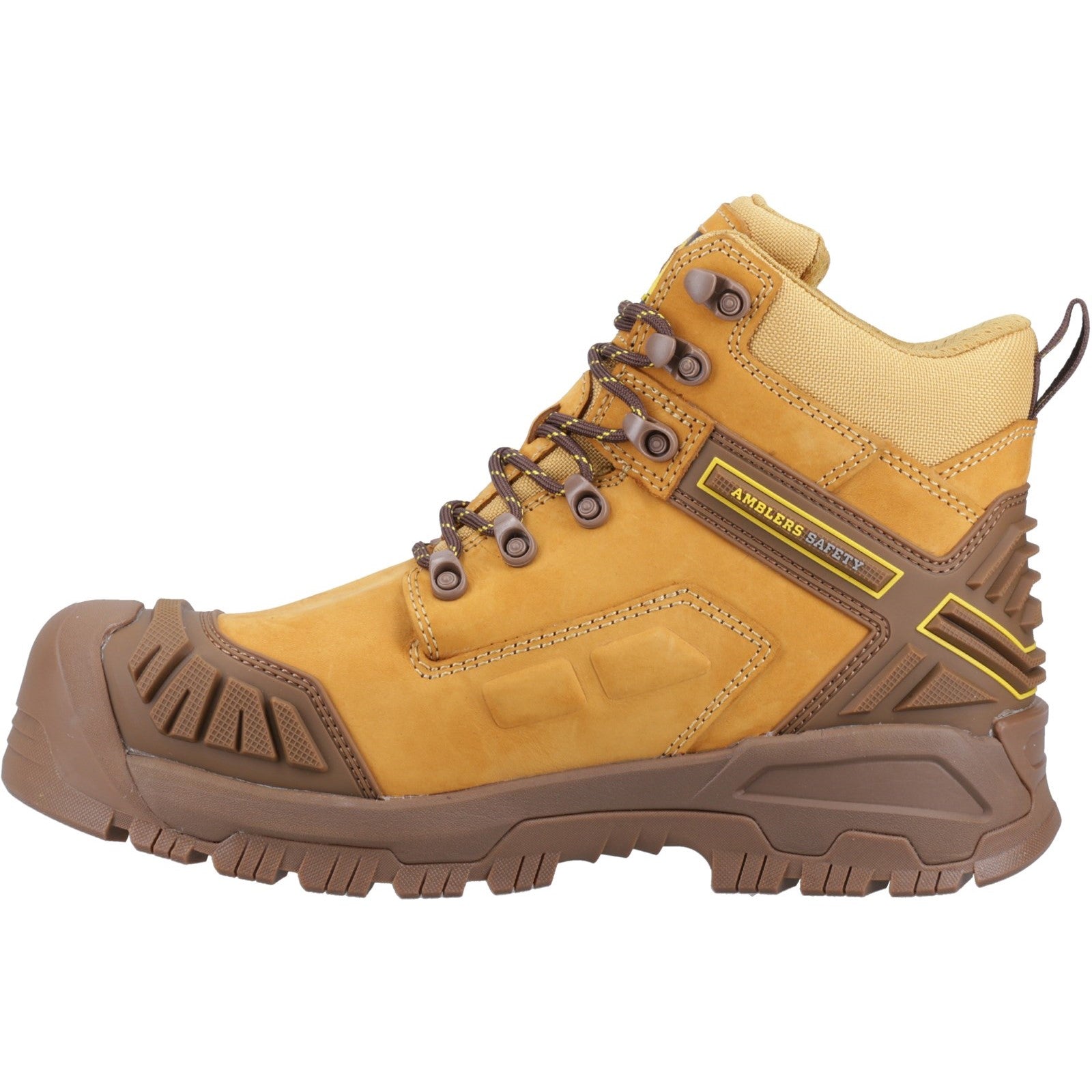 Close-up on the side of the Ignite safety boot.