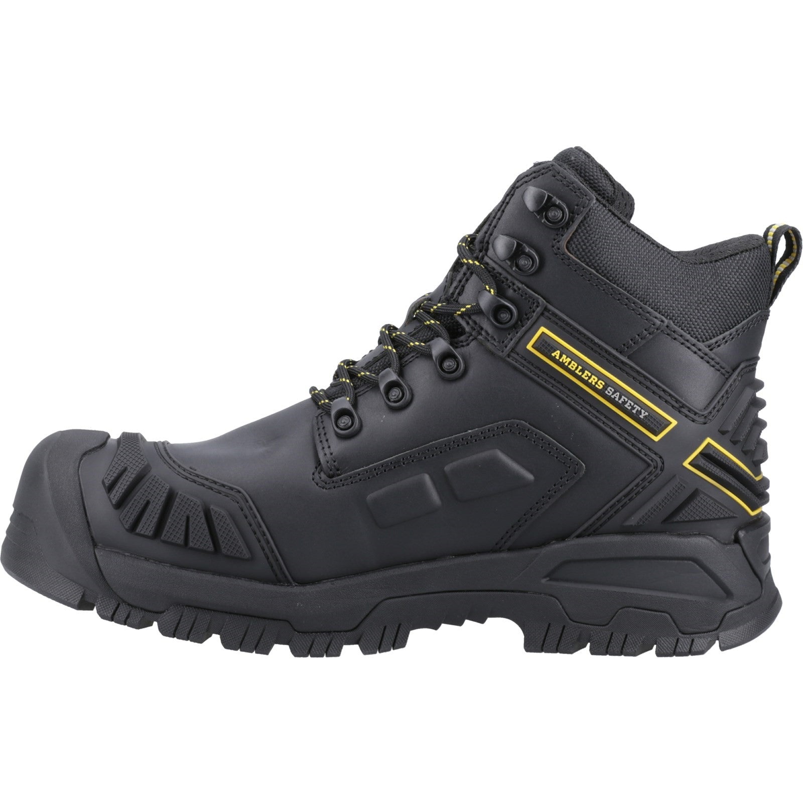 Side panel design of the Flare safety boot.