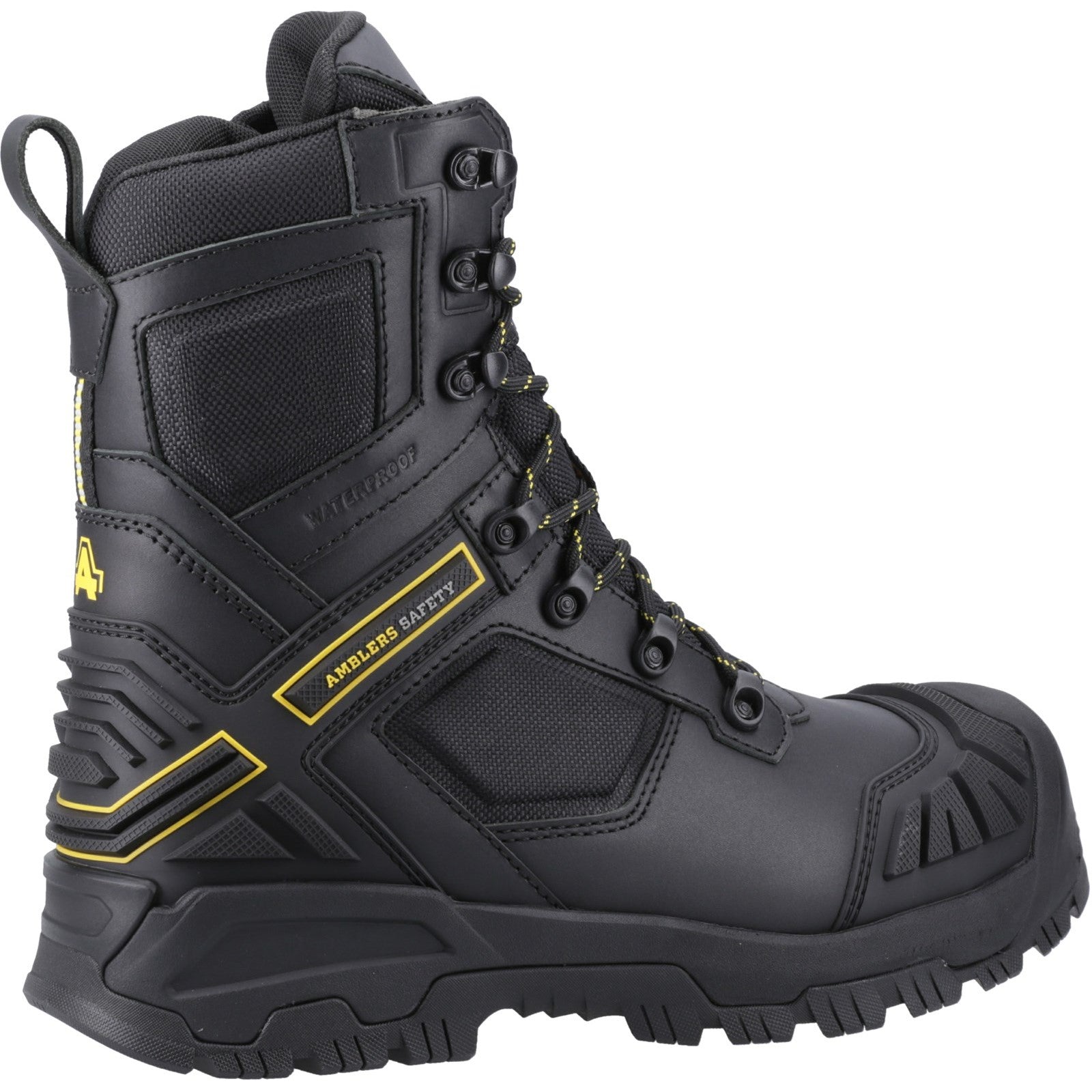 Side profile of the Amblers Dynamite safety boot.